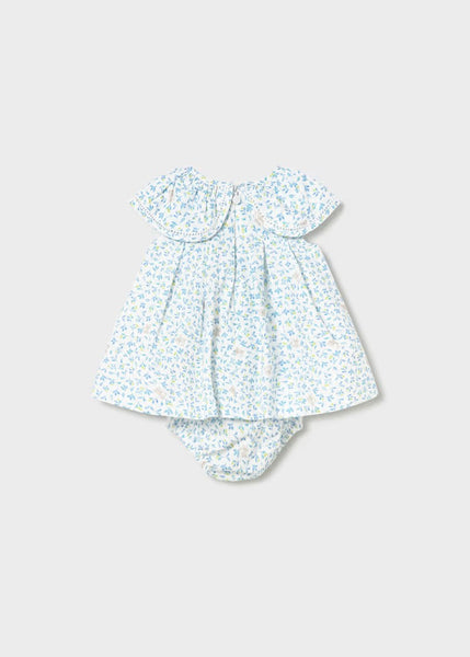 Newborn Girl Printed Dress with Bloomers Ref. 26-1806-11