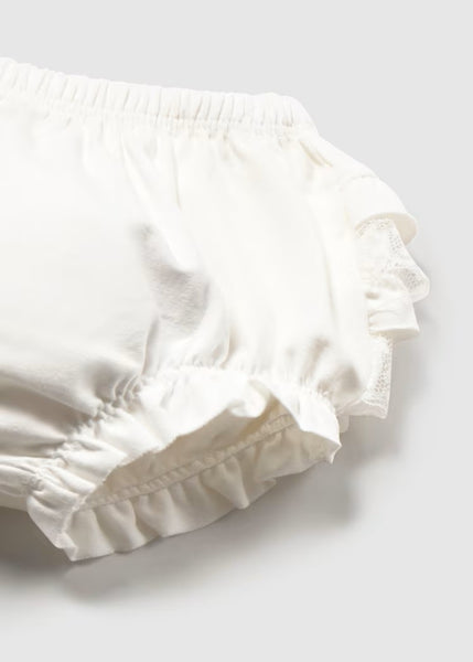 Newborn Girl Ruffled Bloomers Ref. 26-9008-37
