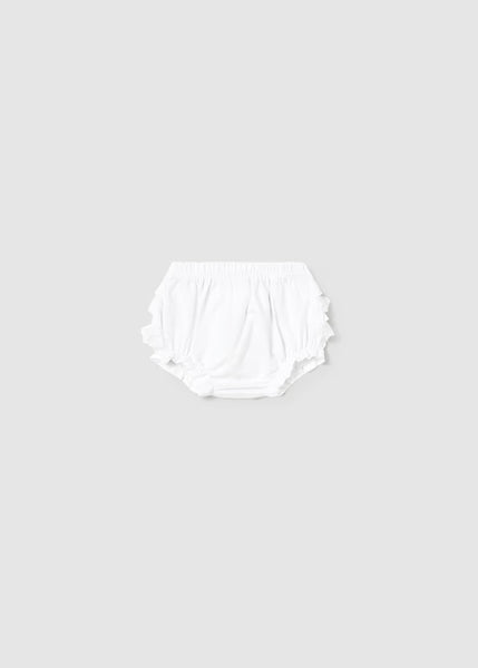 Newborn Girl Ruffled Bloomers Ref. 26-9008-35
