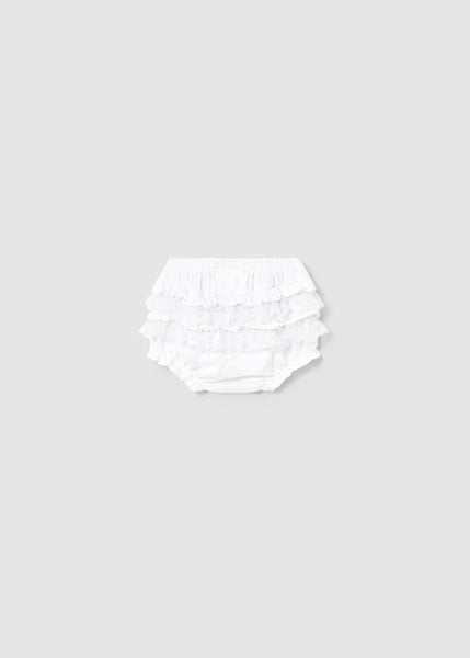 Newborn Girl Ruffled Bloomers Ref. 26-9008-35