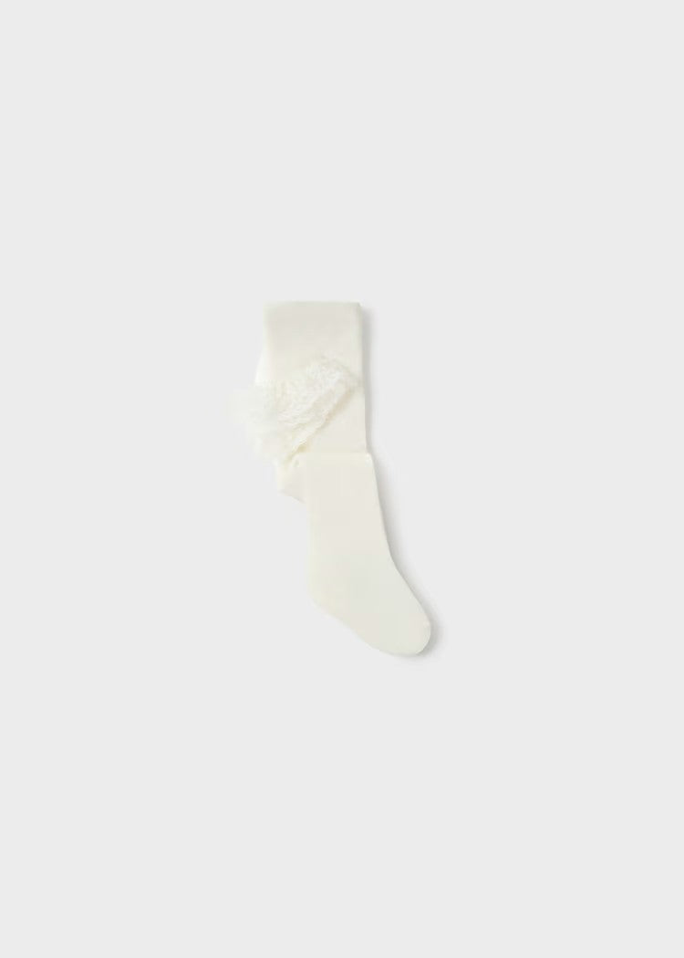 Newborn Girl Ruffled Tights Ref. 26-9029-81
