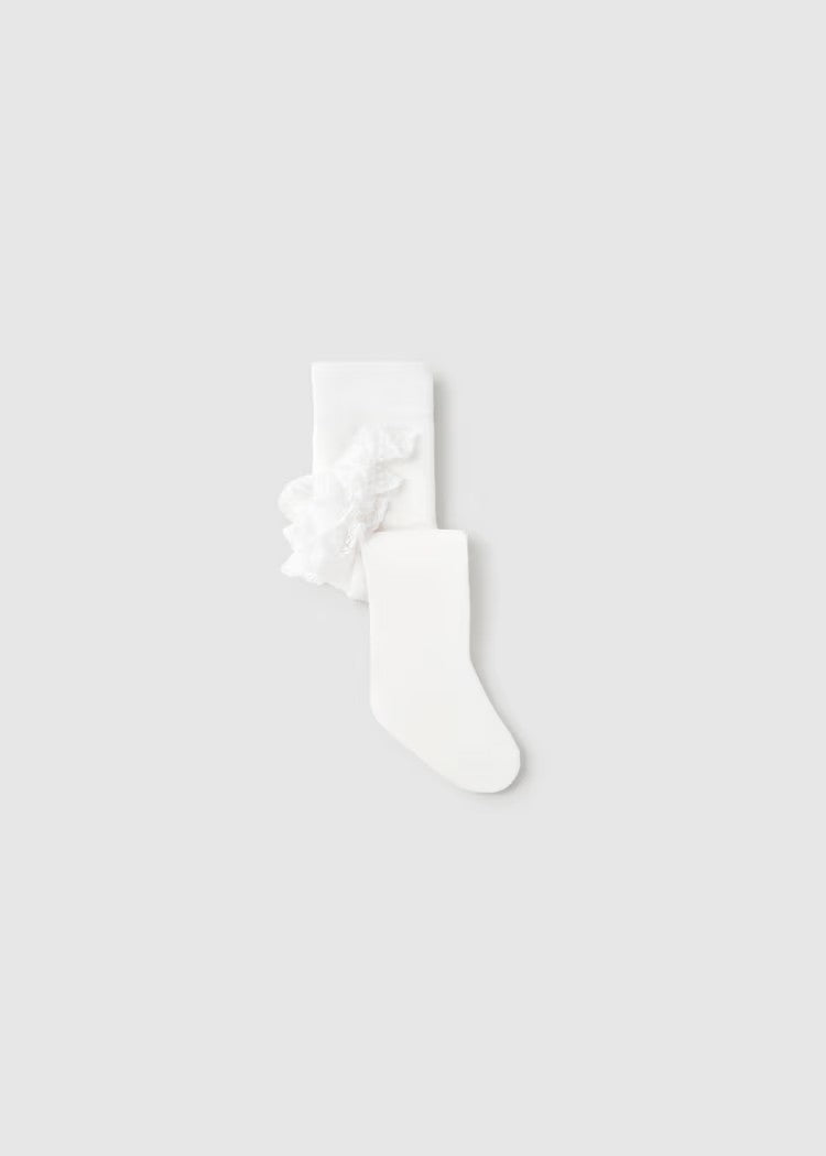 Newborn Girl Ruffled Tights Ref. 26-9029-82