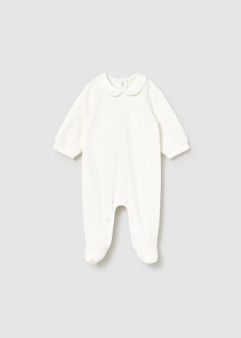 Newborn Girl Velour One Piece Ref. 15-02701-62