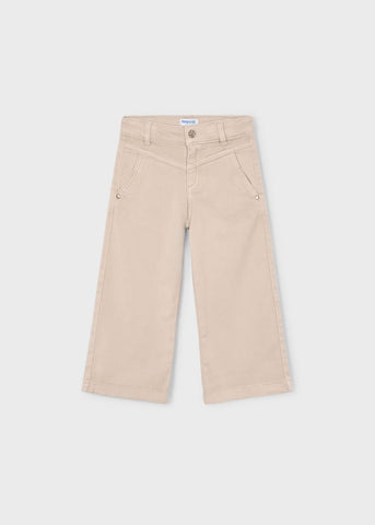 Wide-leg twill pants for girls Ref.  25-03555-045