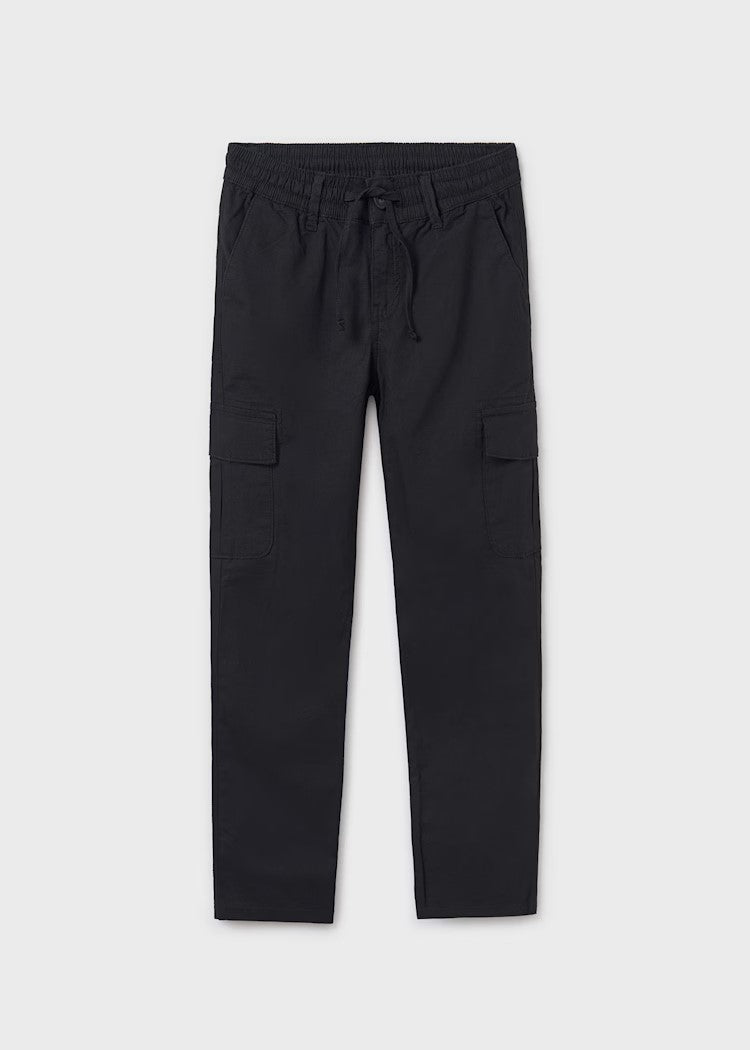 Chino cargo pants with small linen Ref.  25-06526-034