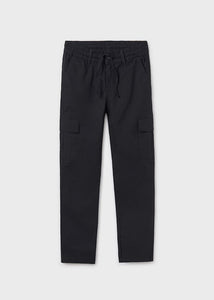 Chino cargo pants with small linen Ref.  25-06526-034