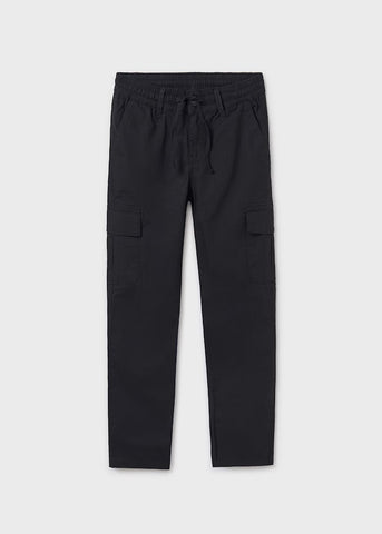 Chino cargo pants with small linen Ref.  25-06526-034