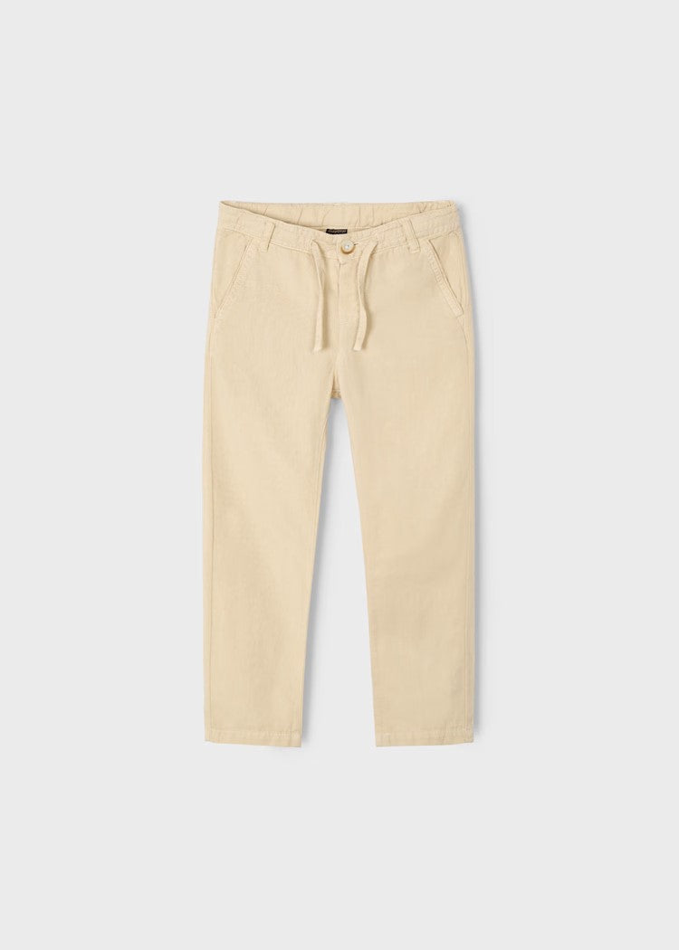 Linen drawstring trousers for boys Ref.  25-03568-062