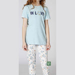 Turkish girls' pajamas, blouse with long pants 3371