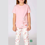 Turkish girls' pajamas, blouse with long pants 3340