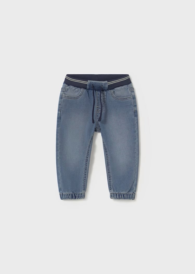Pantalón vaquero cinturilla elástica bebé Ref. 25-01583-084