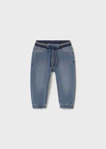 Pantalón vaquero cinturilla elástica bebé Ref. 25-01583-084
