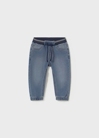 Pantalón vaquero cinturilla elástica bebé Ref. 25-01583-084