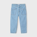 Girl's loose-fitting jeans Ref.  25-03554-096