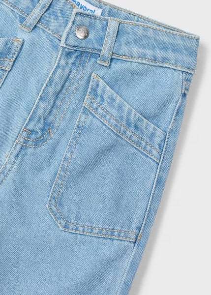 Girl's loose-fitting jeans Ref.  25-03554-096