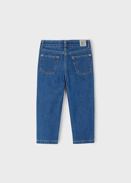 Girl's loose-fitting jeans Ref.  25-03554-097