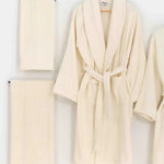 Pastoral Patehpaisley 6-Piece Robe Set – Women & Men | Cream & Cream