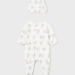 Newborn Better Cotton Long Romper with Hat Ref.  24-01721-090