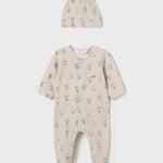 Newborn Better Cotton Long Romper with Hat Ref.  24-01721-089