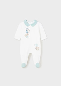 Newborn Better Cotton long elephant romper Ref.  24-01720-032