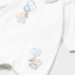 Newborn Better Cotton long elephant romper Ref.  24-01720-032