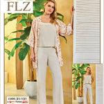 WOMEN'S SUMMER THREE-Piece SUIT HOMEWEAR FLZ 31-131