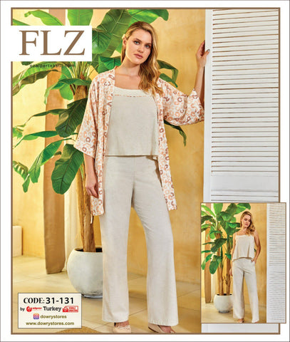 WOMEN'S SUMMER THREE-Piece SUIT HOMEWEAR FLZ 31-131