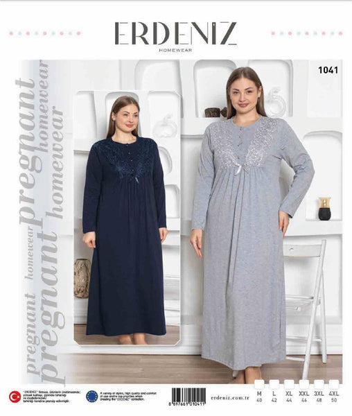 Women's Heavy Cotton Long Sleeve Shirt 1041