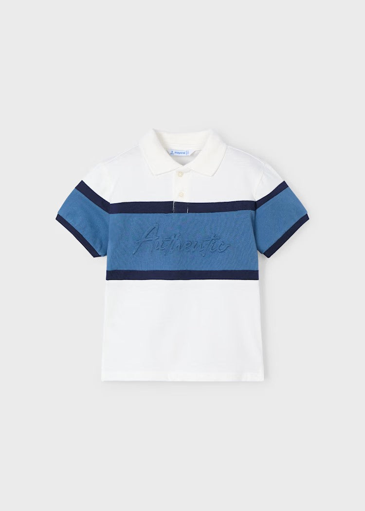 Boy's color block polo shirt Ref.  25-03103-050