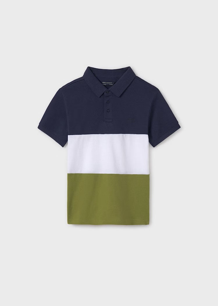 Boy's color block polo shirt Ref.  25-06132-033