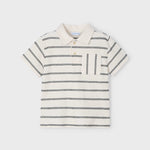 Boy's striped pocket polo shirt Ref.  25-03107-064