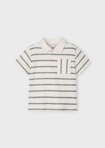 Boy's striped pocket polo shirt Ref.  25-03107-064