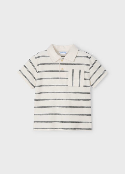 Boy's striped pocket polo shirt Ref.  25-03107-064