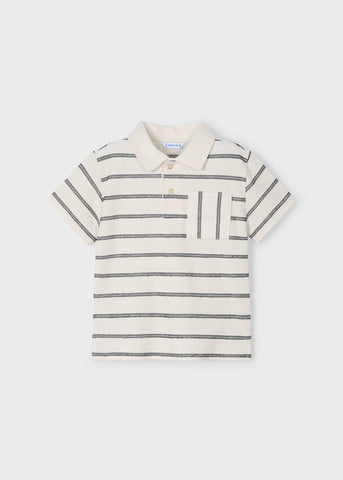 Boy's striped pocket polo shirt Ref.  25-03107-064
