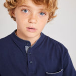 Boy's Mao collar polo shirt Ref.  25-06131-028