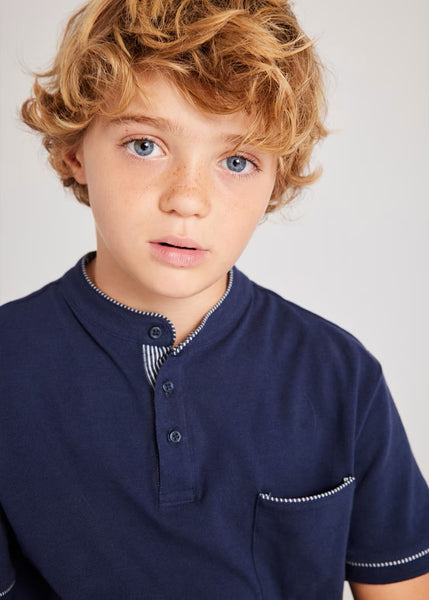 Boy's Mao collar polo shirt Ref.  25-06131-028