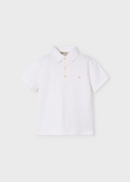 Boys' geometric print polo shirt Ref.  25-03101-039