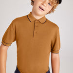 Contrast knit polo for boys Ref.  25-06129-022