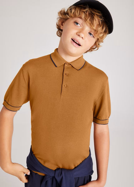 Contrast knit polo for boys Ref.  25-06129-022