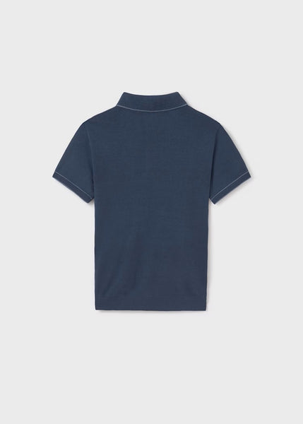 Contrast knit polo shirt for boys Ref.  25-06129-024
