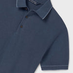 Contrast knit polo shirt for boys Ref.  25-06129-024