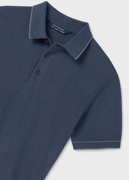 Contrast knit polo shirt for boys Ref.  25-06129-024