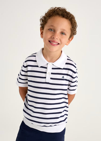 Children's knitted polo shirt Ref.  25-03104-091