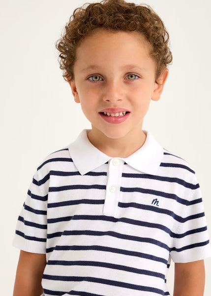 Children's knitted polo shirt Ref.  25-03104-091