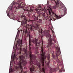 Lea Chiffon Puff Sleeve Dress 12993