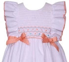 WHITE PEACH SMOCKED R3-12052