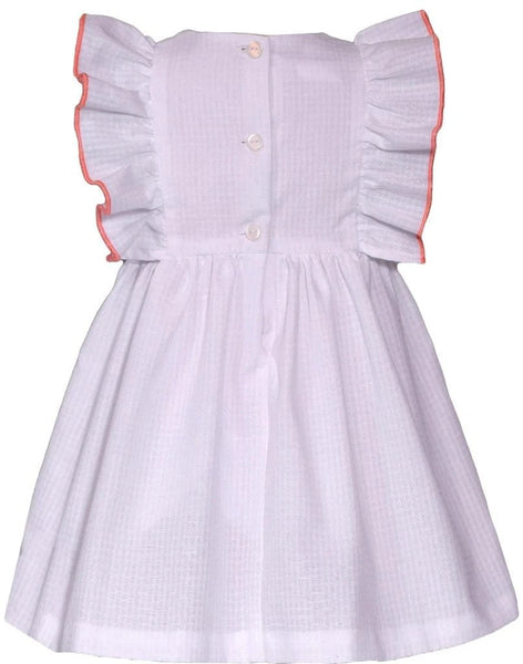 WHITE PEACH SMOCKED R3-12052