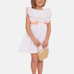 WHITE PEACH SMOCKED R3-12052