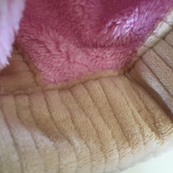 NEW Baby Blanket and Bunny Stuffed Animal Sherpa Reverse Baby Gift | Little Me 50100