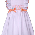WHITE PEACH SMOCKED R3-12052